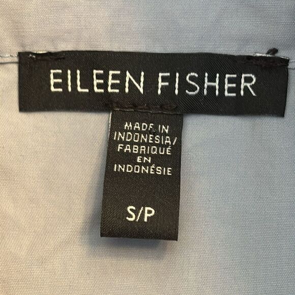 Eileen Fisher Funnel Neck Cotton/Nylon Pullover Jacket - S/P. - Picture 6 of 8